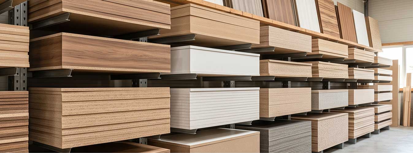 Painéis de MDF e MDP